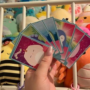 Set of 8 Squishmallow Trading Cards Series 1